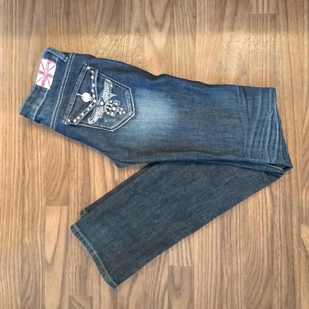 Machine Distressed Jeans